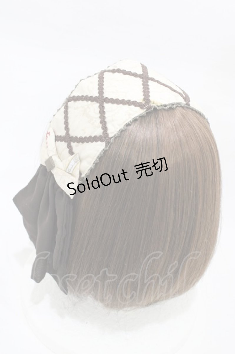 画像2: metamorphose / Time lag worldヘッドドレス  サンドベージュ H-26-09-10-1036-ME-AC-NS-ZH (2)