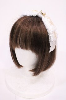Angelic Pretty / Princessロゴリボンカチューシャ オフ H-26-09-10