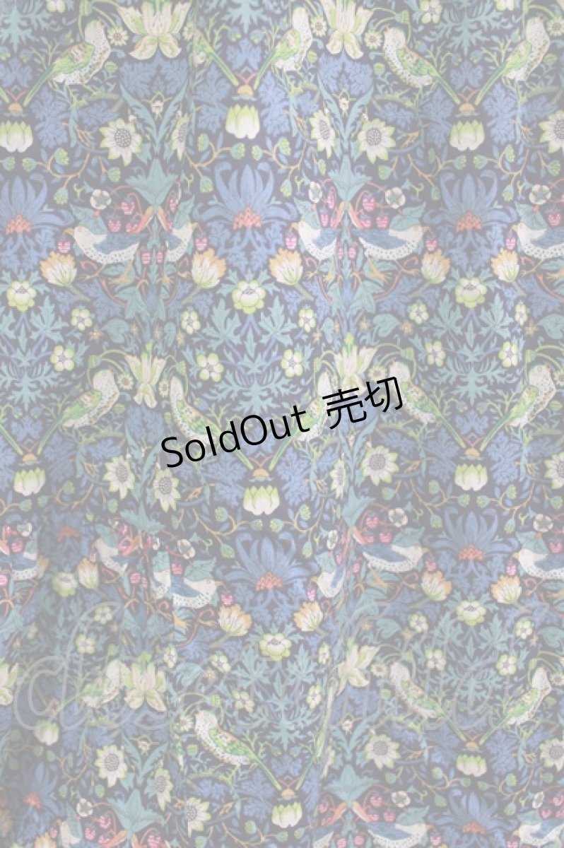 画像5: Jane Marple Dans Le Salon / Strawberry Thiefストラップドレス M ネイビー H-26-09-10-002-JM-OP-AK-ZH (5)