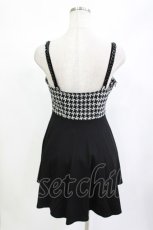画像2: PUNK RAVE / Swallow gird stitching suspenders punk little black dress XS 黒 H-26-09-10-018-PU-OP-KB-ZH (2)