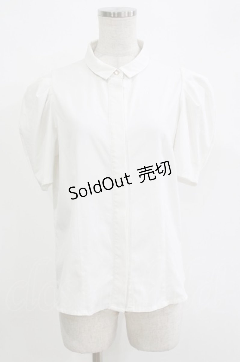 画像1: an another angelus / タックパフスリーブシャツ Free OFFWHITE H-26-09-11-025-CA-BL-NS-ZH (1)