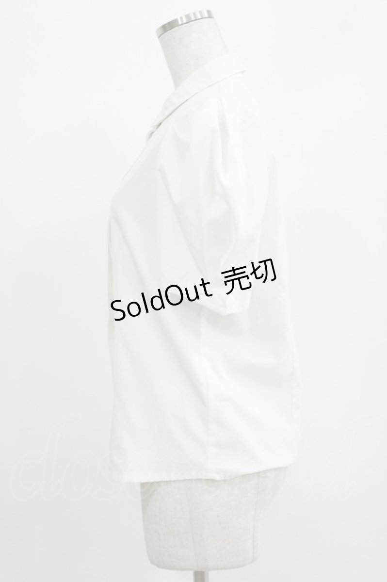画像2: an another angelus / タックパフスリーブシャツ Free OFFWHITE H-26-09-11-025-CA-BL-NS-ZH (2)