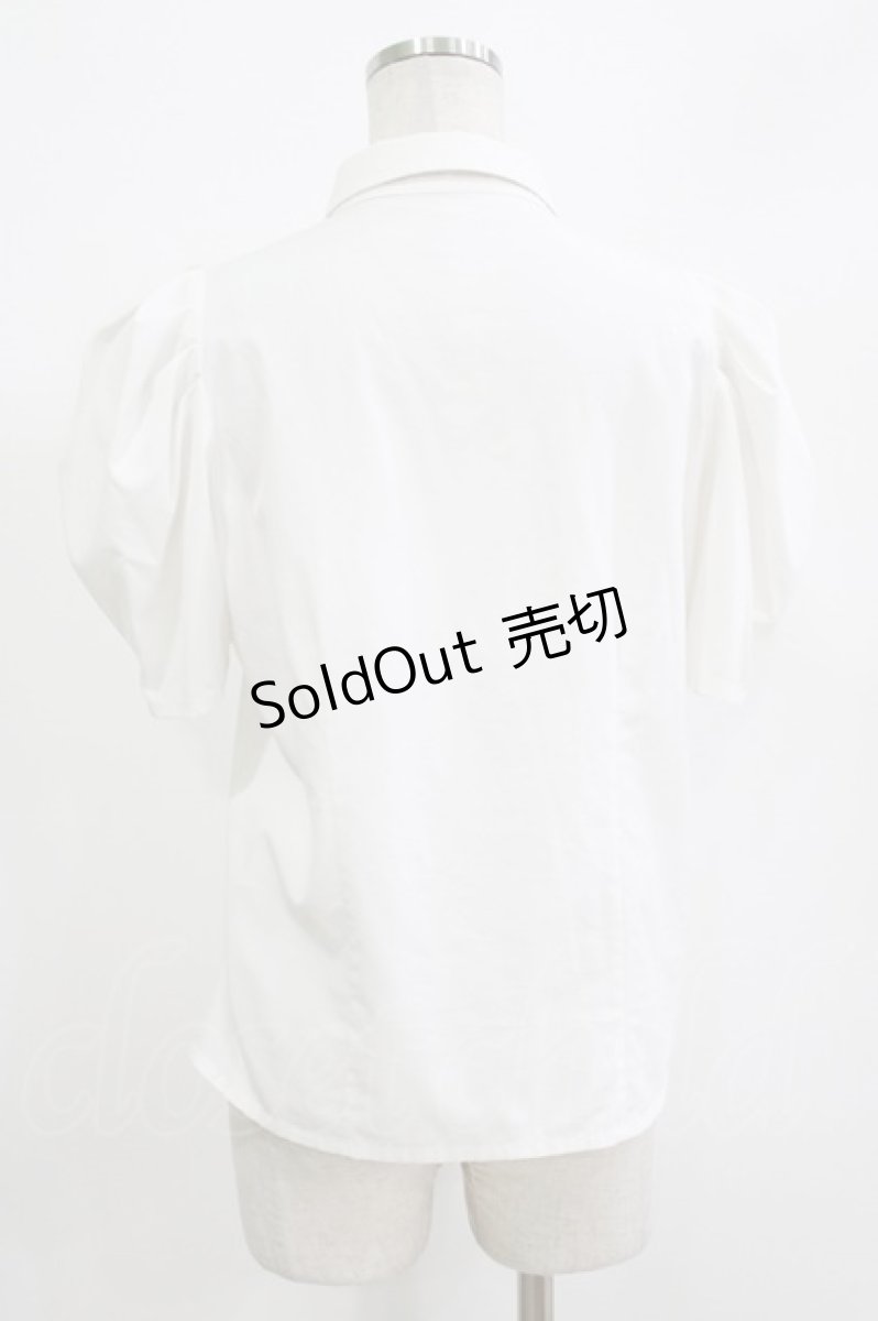 画像3: an another angelus / タックパフスリーブシャツ Free OFFWHITE H-26-09-11-025-CA-BL-NS-ZH (3)