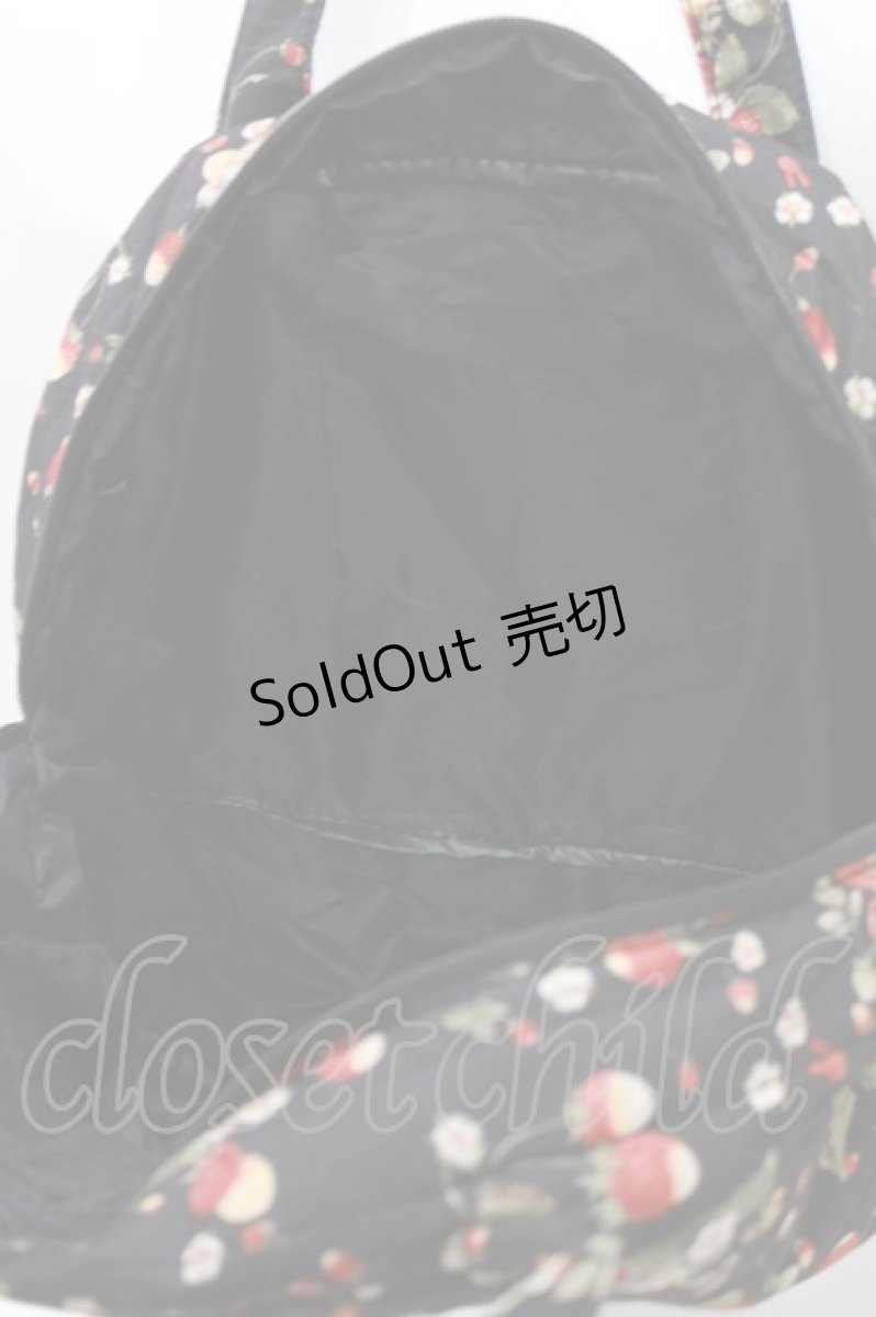画像3: PINK HOUSE / Strawberry Boston Bag  ブラック H-26-09-11-053-LO-BG-NS-ZH (3)