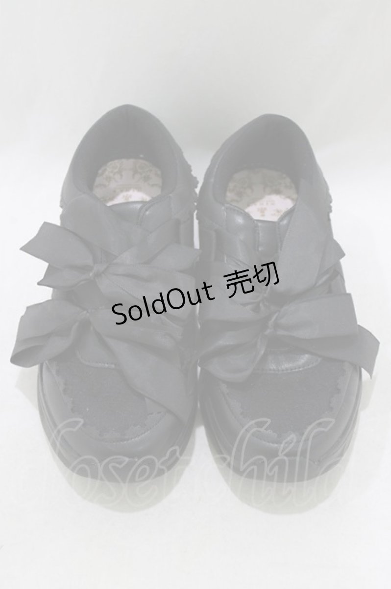 画像1: m petit by misako / NINA’S/スニーカー M ブラック H-26-09-11-077-LO-SH-NS-ZH (1)