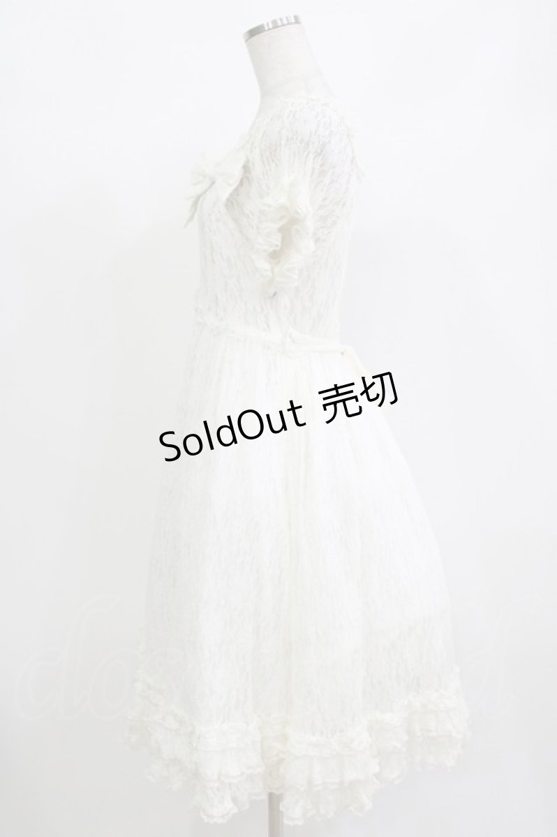画像2: metamorphose / 総レースベビードール風ワンピース Free 白 H-26-09-11-002-ME-OP-NS-ZH (2)