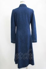 画像3: NieR Clothing / デニムシャツワンピース F 紺 H-26-09-12-025-PU-OP-AK-ZH (3)