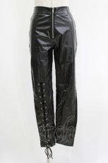 画像1: NieR Clothing / レザーパンツ  黒 H-26-09-12-032-PU-PA-AK-ZH (1)