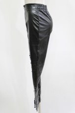 画像2: NieR Clothing / レザーパンツ  黒 H-26-09-12-032-PU-PA-AK-ZH (2)