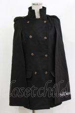 画像1: NieR Clothing / ポンチョコート F 黒 H-26-09-12-036-PU-CO-AK-ZH (1)