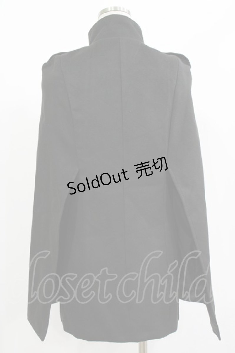 画像3: NieR Clothing / ポンチョコート F 黒 H-26-09-12-036-PU-CO-AK-ZH (3)