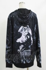 画像3: NieR Clothing / 総柄ZIPパーカー F 黒 H-26-09-12-041-PU-TO-KB-ZH (3)