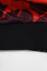 画像3: NieR Clothing / 総柄ZIP半袖パーカー F 赤 H-26-09-12-052-PU-TO-AK-ZH (3)