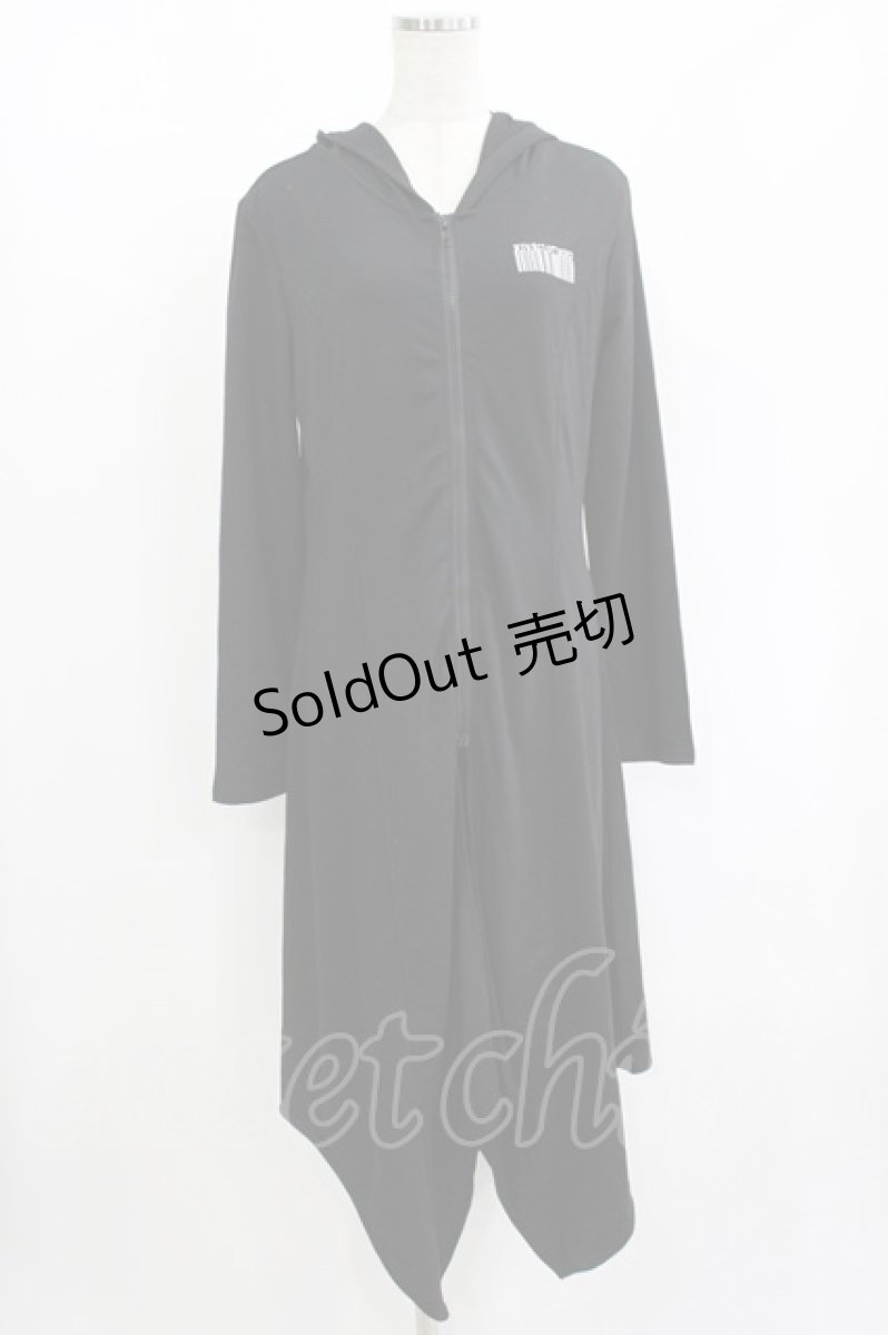 画像1: NieR Clothing / ロングZIPパーカー  黒 H-26-09-12-057-PU-TO-AK-ZH (1)