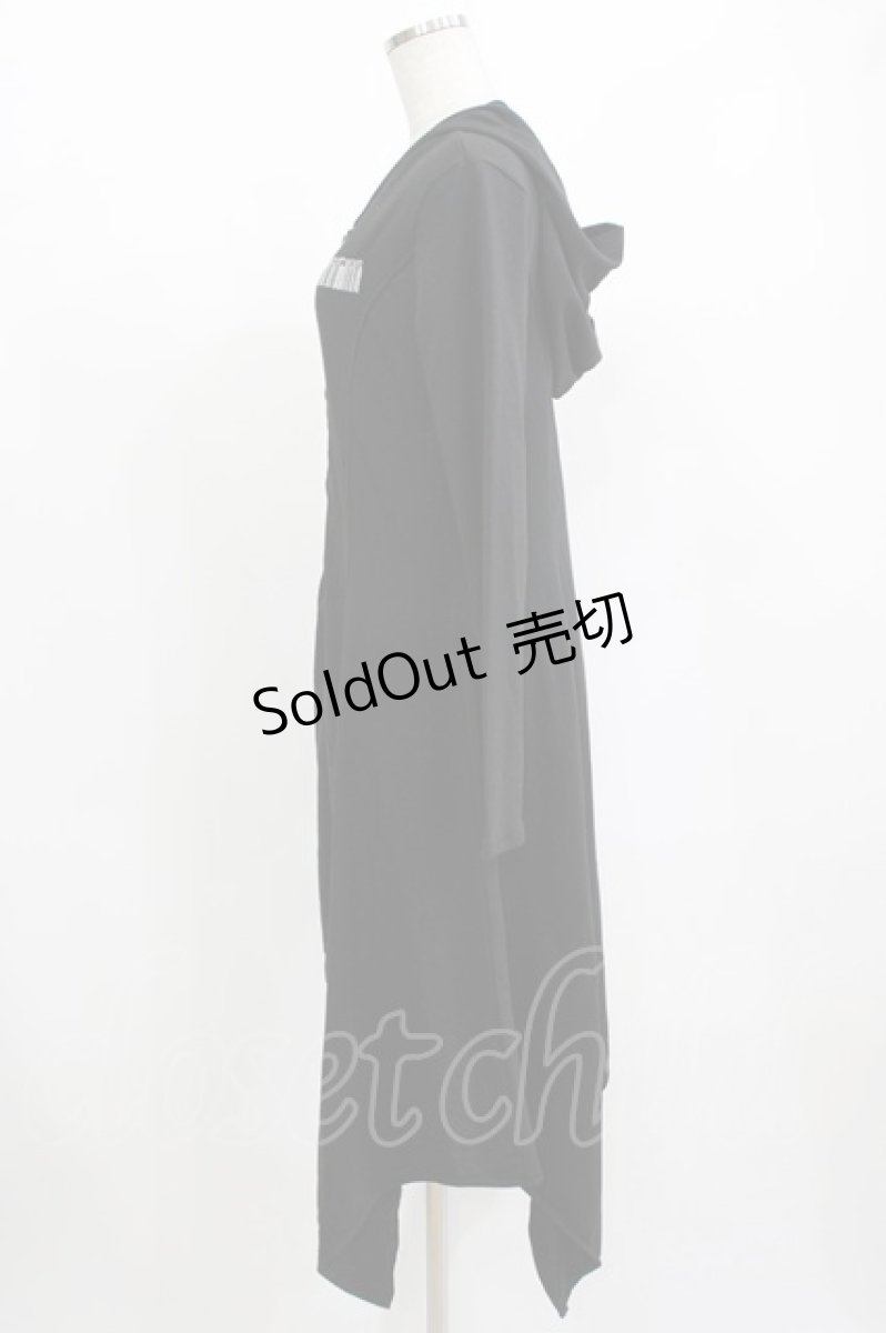画像2: NieR Clothing / ロングZIPパーカー  黒 H-26-09-12-057-PU-TO-AK-ZH (2)