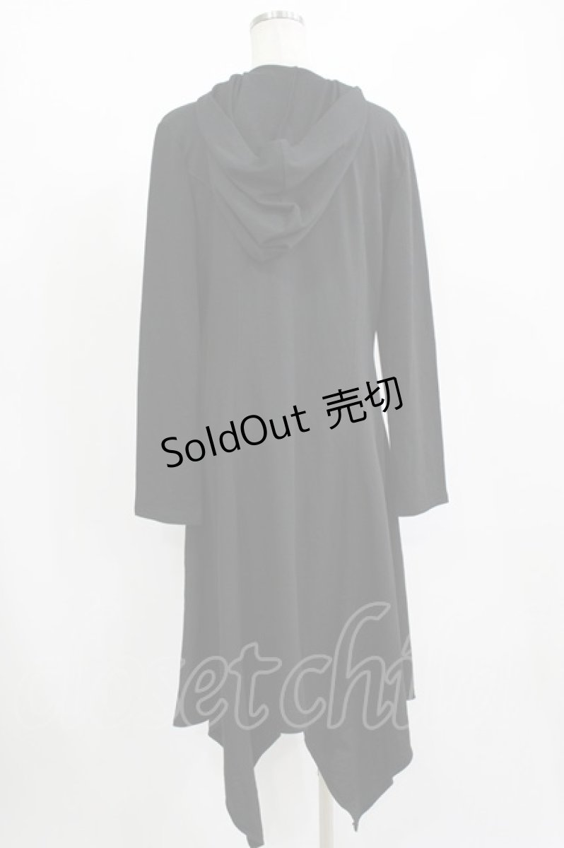 画像3: NieR Clothing / ロングZIPパーカー  黒 H-26-09-12-057-PU-TO-AK-ZH (3)