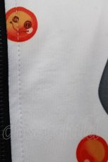 画像4: NieR Clothing / 総柄ZIP半袖パーカー F 白 H-26-09-12-060-PU-TO-AK-ZH (4)