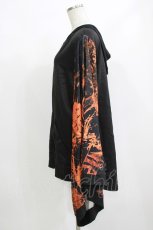 画像2: NieR Clothing / 着物袖風ZIPパーカー F 黒 H-26-09-12-061-PU-TO-AK-ZH (2)