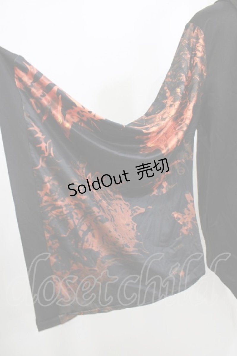 画像4: NieR Clothing / 着物袖風ZIPパーカー F 黒 H-26-09-12-061-PU-TO-AK-ZH (4)