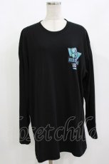画像1: NieR Clothing / ONE君ポイントロングカットソー  黒 H-26-09-12-071-PU-TO-KB-ZH (1)