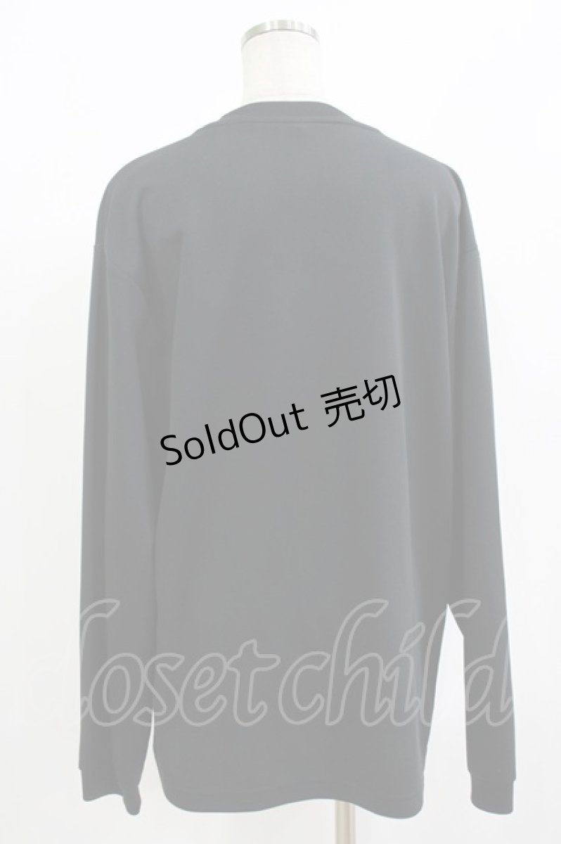 画像3: NieR Clothing / プリントLONG CUTSEW  黒×青 H-26-09-12-072-PU-TO-KB-ZH (3)