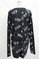 画像2: NieR Clothing / プリントトップス  スターロゴ H-26-09-12-074-PU-BL-KB-ZH (2)
