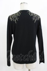 画像2: HYSTERIC GLAMOUR / スパンコールカーディガン  ブラック H-26-09-12-075-PU-TO-KB-ZH (2)