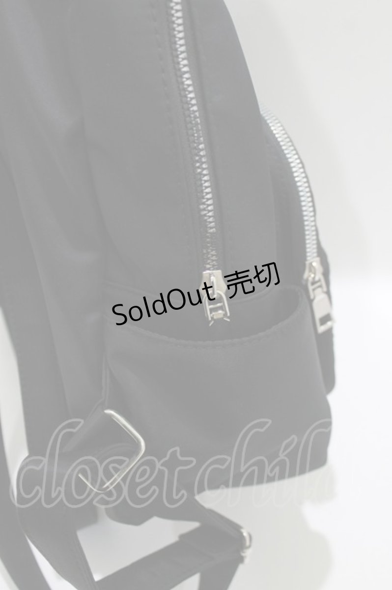 画像4: NieR Clothing / ミケプリントリュック  黒 H-26-09-12-079-PU-BG-AK-ZH (4)