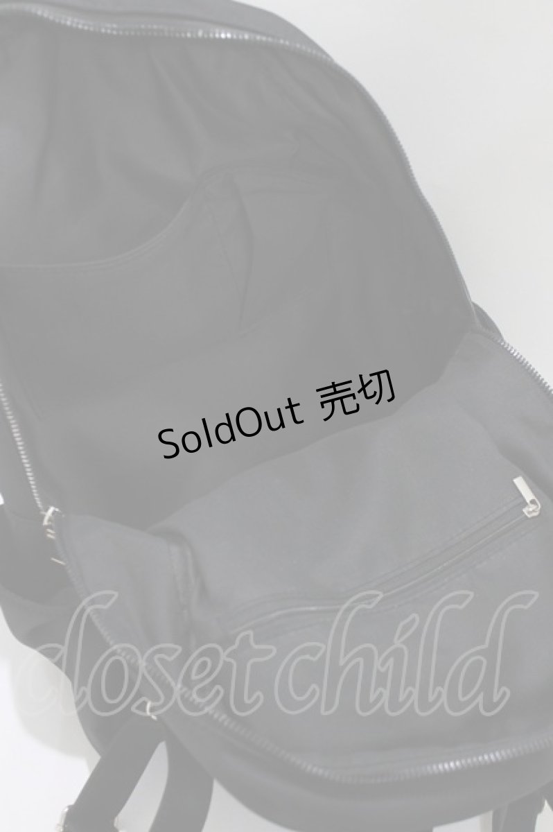 画像5: NieR Clothing / ミケプリントリュック  黒 H-26-09-12-079-PU-BG-AK-ZH (5)