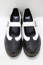 画像1: Dr.Martens （Getta Grip） / メリージェーンシューズ UK9(28cm) 白×黒 H-26-09-12-081-PU-SH-AK-ZH (1)