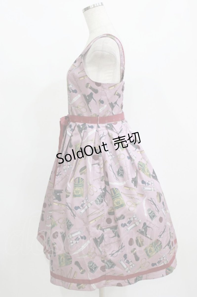 画像2: Emily Temple cute / STATIONERYノースリーブワンピース M mauve pink H-26-09-12-010-ET-OP-NS-ZH (2)