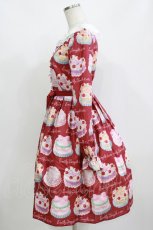 画像2: Emily Temple cute / Decoration CAKEワンピース S レッド H-26-09-12-012-ET-OP-AK-ZH (2)