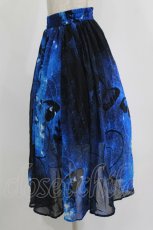 画像2: NieR Clothing / 総柄スカート F 青 H-26-09-12-022-PU-SK-AK-ZH (2)