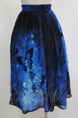 画像3: NieR Clothing / 総柄スカート F 青 H-26-09-12-022-PU-SK-AK-ZH (3)