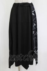画像1: NieR Clothing / レイヤードパンツ F 黒 H-26-09-12-023-PU-PA-AK-ZH (1)