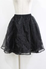 画像1: Sheglit / ショートバッスルパニエ  ブラック H-26-09-12-024-EL-SK-KB-ZH (1)