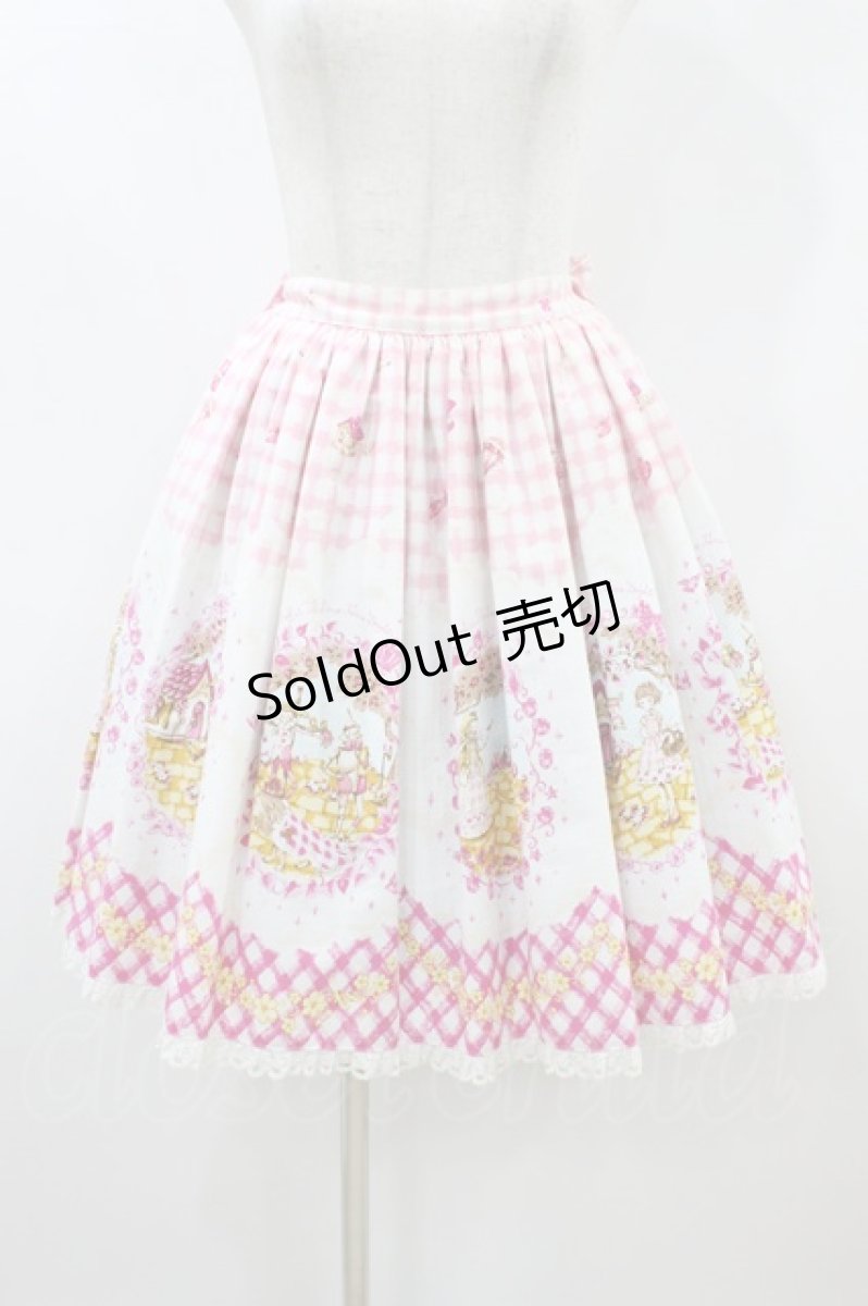 画像1: BABY,THE STARS SHINE BRIGHT / Wiz Me♪Over the Rainbow柄スカート F ピンク H-26-09-13-033-BA-SK-YZ-ZH (1)