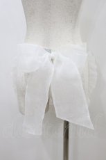 画像2: Angelic Pretty / オリジナルロゴFairyフリルエプロン F オフ/ピンク H-26-09-13-035-AP-SK-YZ-ZH (2)