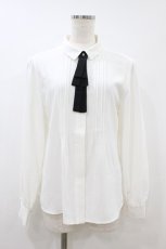 画像1: Fi.n.t / 多重リボンタイ付きブラウス Free OFFWHITE H-26-09-13-036-CA-BL-NS-ZH (1)