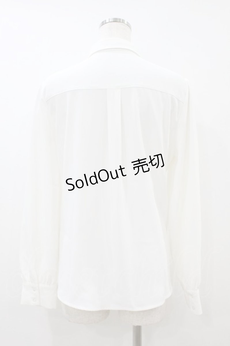 画像2: Fi.n.t / 多重リボンタイ付きブラウス Free OFFWHITE H-26-09-13-036-CA-BL-NS-ZH (2)