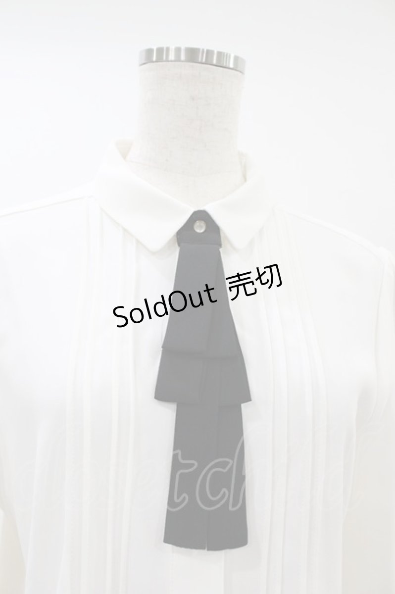 画像3: Fi.n.t / 多重リボンタイ付きブラウス Free OFFWHITE H-26-09-13-036-CA-BL-NS-ZH (3)