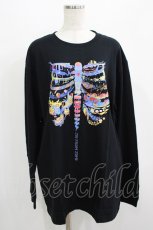 画像1: QOOZA / QOOZA×zumi Costal Long Sleeve Tee  黒 H-26-09-13-053-PU-TO-KB-ZH (1)