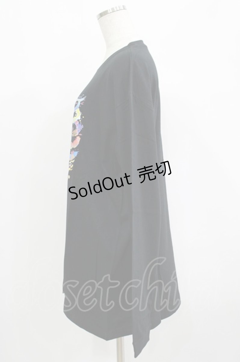 画像2: QOOZA / QOOZA×zumi Costal Long Sleeve Tee  黒 H-26-09-13-053-PU-TO-KB-ZH (2)