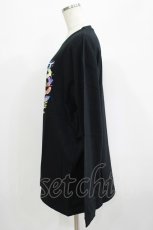 画像2: QOOZA / QOOZA×zumi Costal Long Sleeve Tee  黒 H-26-09-13-053-PU-TO-KB-ZH (2)