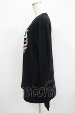 画像2: QOOZA / QOOZA×zumi Costal Long Sleeve Tee  黒 H-26-09-13-054-PU-TO-KB-ZH (2)