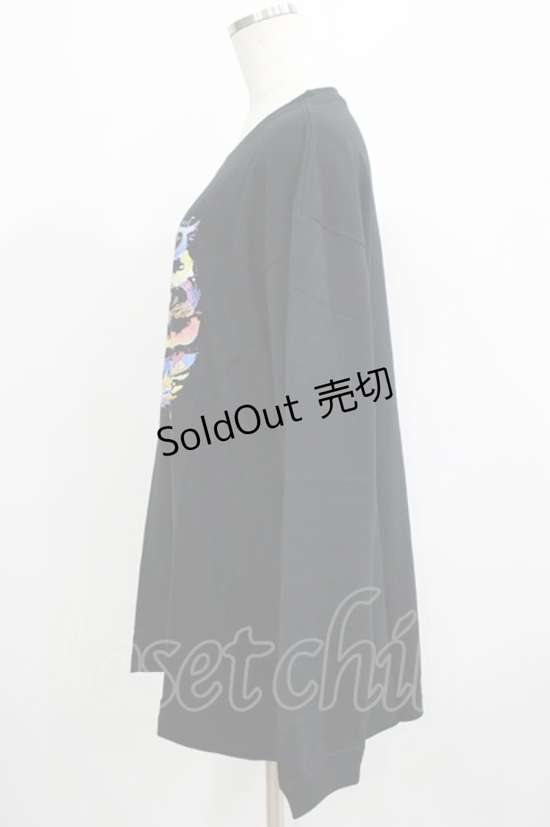 画像2: QOOZA / QOOZA×zumi Costal Long Sleeve Tee  黒 H-26-09-13-055-PU-TO-KB-ZH (2)