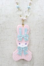 画像1: Angelic Pretty / Toyboxリリカルバニーネックレス  ピンク H-26-09-13-014-AP-AC-YZ-ZH (1)