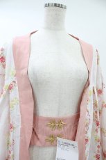 画像4: metamorphose / 花鹿の万華鏡 着物風羽織り Free 薄桜(Cherry Blossoms) H-26-09-13-019-ME-JA-NS-ZH (4)