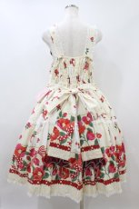 画像2: metamorphose / 【プラスサイズ】おとめの恋つばき シャーリングジャンパースカート プラスサイズ たまご H-26-09-13-026-ME-OP-NS-ZH (2)