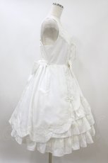 画像3: Angelic Pretty / スカラップレースドールジャンパースカート F 白 H-26-09-13-027-AP-OP-YZ-ZH (3)